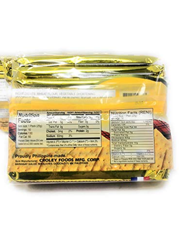 Croley Foods Buttercream Crackers - Original Flavor, 8.8 oz (250g) 10 Count, 3 Pack