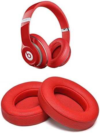 od19 Memory Foam Replacement Earpads Replacement Ear Cushion Ear Pad Foam Ear Pad For Beats Studio 2.0/3.0 Wired and Wireless Ear Headphones (Red)