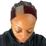 Lace wig grip No-slip Comfort Velvet Adjustable Wig Grip Band Flexible Scarf Hair Headband For Lace Wigs and Frontals (brown)