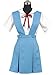 Ya-cos Cosplay Evangelion EVA Ayanami Rei Uniform Cosplay Costume Dress Outfit