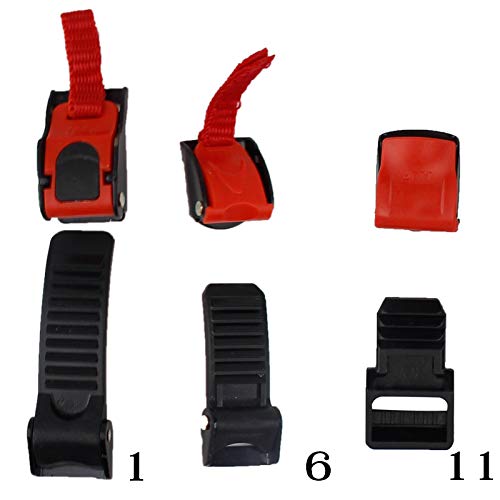 ZeHui Motorcycle Helmet Buckles Bicycle Helmet Buckles Motor Bike Helmet Chin Strap Flexible Clip #10