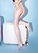 Kffyeye Sheer Pantyhose High Waist Open Crotch Tights Shiny Silk Stockings, Ultra Shimmery Plus Footed 30D Tights (1pcs White)