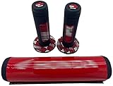 Motorcycle Handle Grips with Handlebar Pad Fat Bar