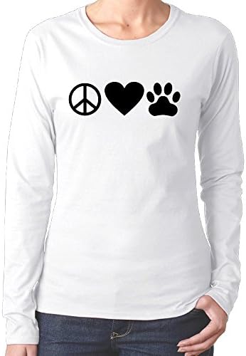 Trendy Peace Love Pet Woman's Round Collar Tshirts2016 Newest