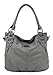 Scarleton Washed Hobo Bag H153324A - Ash