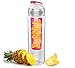 Fruit Infuser Sports Water Bottle 28 Ounces with Free Bonus PDF Booklet of 130 Infusion Recipes!