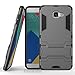 Cocomii Iron Man Armor Galaxy A9/A9 Pro Case, Slim Thin Matte Vertical & Horizontal Kickstand Reinforced Drop Protection Fashion Phone Case Bumper Cover Compatible with Samsung Galaxy A9/A9 Pro (Gray)