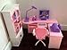 My Fancy Life Dollhouse Furniture - Home Office Computer Lamp Printer