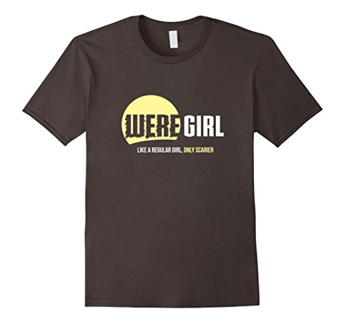 Were Girl Shirt, Funny Halloween Costume Werewolf Gift