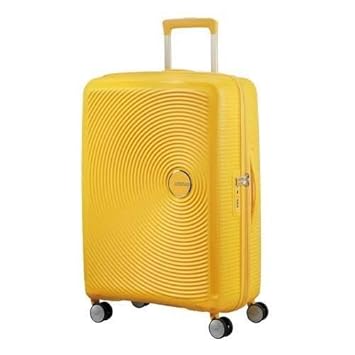 Americatourister Polycarbonate Trolley 67cm Amt Curio Spinner Yellow