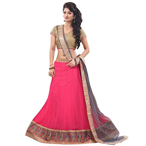 payal fashion women's net lehenga choli (pfsr007_red_free size)