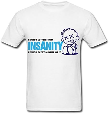 EivonTS 2015 FashionCheap Men's Insanity Career T-Shirts white XX-Large