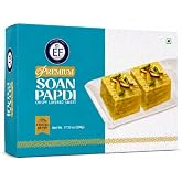 Eastern Feast - Soan Papdi, Traditional Indian Dessert, Crispy Layered Sweet (500g) (1 Pack)