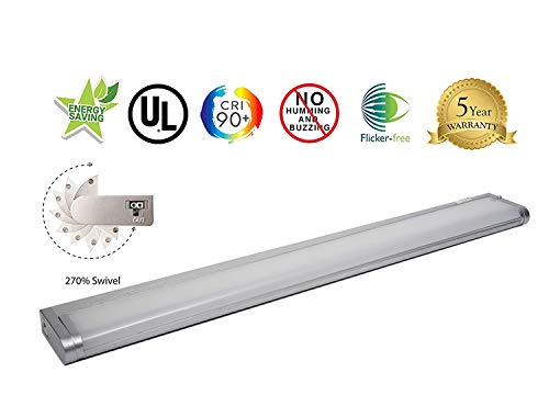 Radionic Hi-Tech ZXR515-HL-CW: 19" Swivel-270 LED Undercabinet Light Fixture (Cool White) Radionic Hi-Tech ZXR515-HL-CW: 19" Swivel-270 LED Undercabinet Light Fixture (Cool White)