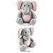 BSTAOFY 13'' Light up Elephant Stuffed Animals Glow LED Elephant Soft Plush Toys Night Light Companion Birthday Christmas for Kids Boys Girls