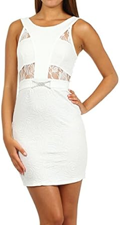 white bodycon dress amazon