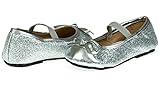 Chatties Toddler Girls Fine Glitter Ballet Flats (See More Colors/Sizes)