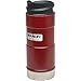 Stanley Classic One Hand Vacuum Mug, Hammer Tone Crimson, 12-Ounce