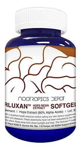 Perluxan Hops Resin Extract Capsules | 300mg | 60 Count Softgels | Supports Joint Pain Relief + Digestive Health