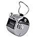 MROCO Tally Counter Clickers Hand Clicker Counters 4 Digit Display Mechanical Palm Click Counter Count Clicker Hand Held Counter Clicker for Sport Stadium Coach Casino and Other Event Silver