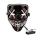 Halloween Costume Festival Parties Scary Mask LED Light Up Masks Black and Red