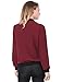 Allegra K Women's Multi-Pocket Zip Fastening Lightweight Bomber Jacket S Red