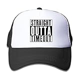 Waldeal Boys&Girls Straight Outta Timeout Adjustable Trucker Sun Visor Cap