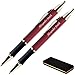 Dayspring Pens Engraved Monroe Gift Pen and Pencil Set. Red Lacquer Finish with Gold Trim. Click-Action Ballpoint and 0.7mm Pencil. Engraved Pen and Pencil Set.