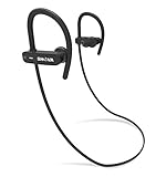 SHAVA Wireless Earbuds, Sport Bluetooth Headphone, Waterproof IPX7, Richer Bass HiFi Stereo In-Ear Earphones w/Mic, Case, 8 Hrs for Running Workout Noise Cancelling Headsets (Black)
