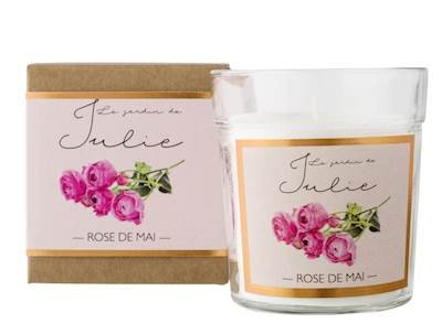 Ambientair Rose DE MAI Le Jardin De Julie Pot Parfume Scented Jar Candle