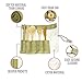 Bamboo Travel Utensil Set with Carrying Case, Sustainable, Eco Friendly Cutlery Flatware Set, Reusable, Portable for Travel, Office, School or Camping