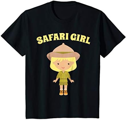 Kids Safari Girl T-Shirt For Kids T-Shirt