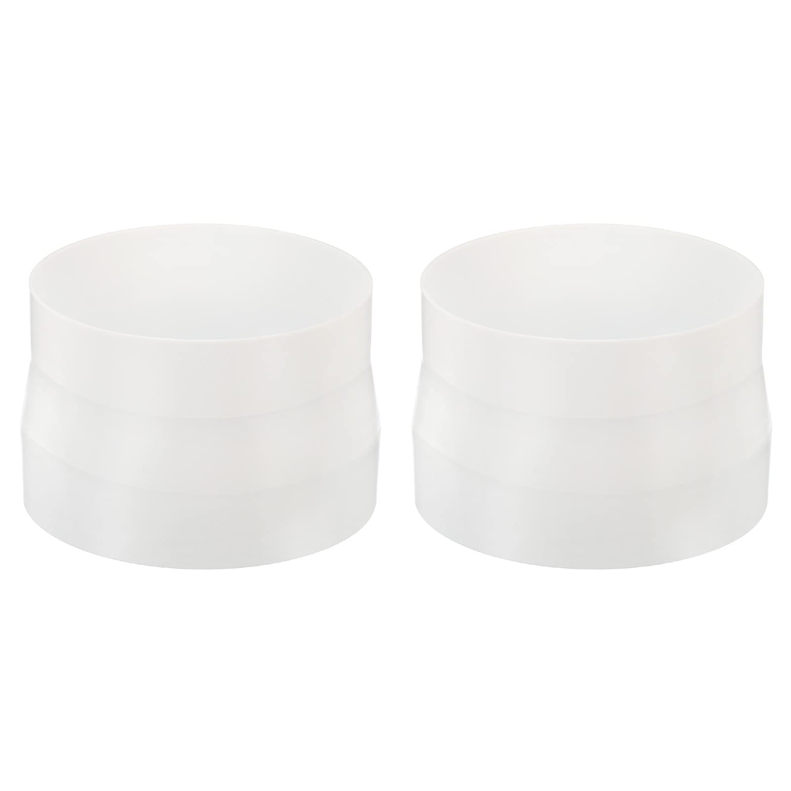 PATIKIL 7" to 6.5" Duct Reducer, 2 Pack ABS Ducting Airflow Tube Increaser Adapter Pipe Fitting for HVAC Heating Cooling Air Ventilation Systems