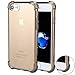 Matone for iPhone 7 Plus Case, for iPhone 8 Plus Case, Crystal Clear Shock Absorption Technology Bumper Soft TPU Cover Case for iPhone 7 Plus (2016)/iPhone 8 Plus (2017) - Light Grey