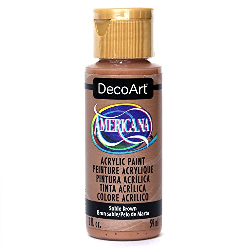DecoArt Americana Acrylic Paint, 2-Ounce, Sable Brown