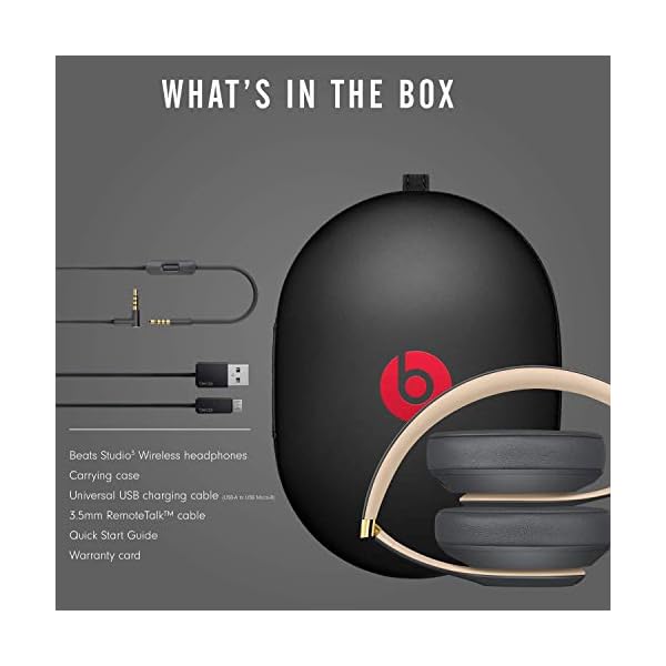 Beats-Studio3-Wireless-Noise-Cancelling-Over-Ear-Headphones-Apple-W1-Headphone-Chip-Class-1-Bluetooth-Active-Noise-Cancelling-22-Hours-Of-Listening-Time-Shadow-Grey Beats Studio3 Wireless Noise Cancelling Over-Ear Headphones - Apple W1 Headphone Chip, Class 1 Bluetooth, Active Noise…