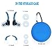 Lucco Silicone Surfing Swimming Ear Plugs Earplugs - Let Sound in Water out Waterproof Earplugs with Large/Middle/Small Size for Water Athletes (Adults and Kids) - Blue