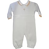 Baby Christening Longall with Hat - Cross Detail