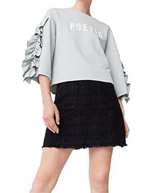 Mango Women's Tweed Skirt