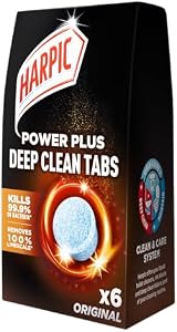 Harpic Power Plus Deep Clean Tablets Original 6 Pack Toilet Cleaner view 2