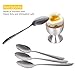 Vina 10 Piece Egg Cracker Topper Stainless Steel Tool Set, Includes: Egg Topper Shell Remover, Egg Cups, Egg Spoons and Egg Separator