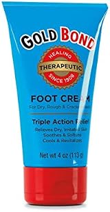 Gold Bond Foot Cream Triple Action Relief 4oz - 3 Pack Dry Rough Cracked Heels view 2