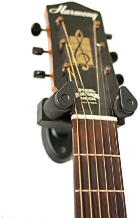 2-Pack Home and Studio Guitar Wall Mount Hanger - Saves Space, Fits All Size Acoustic, Electric, Bass, Classical, Steel, Fender, Jazz Guitars Mandolin Banjo and Ukulele by Tekma