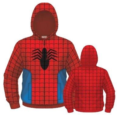 Spider-Man Spidey Suit Costume Men's Zip Hooded Sweatshirt