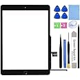 for iPad 9 9th Gen 2021 iPad 10.2" Touch Screen Digitizer Replacement A2602 A2603 A2604 A2605 Front Glass Assembly with Home Button+Adhesive+Toolkit