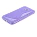 Galaxy Core Prime Case,COOLKE [Purple] Stylish Lines Design Silicone Case Soft Protecting Cover for Samsung Galaxy Core Prime SM-G3606