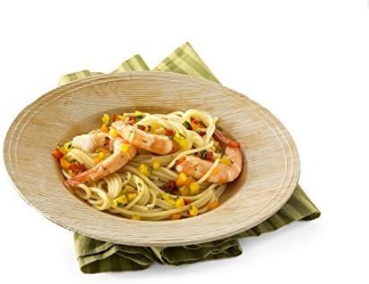 10" Inch Leaf Round Deep Plates, 50 Plates - Leafware