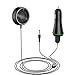 VICTONY Bluetooth 4.0 Car Kit Hands-Free Wireless Talking & Music Streaming Receiver with Dual Port USB Car Charger, Echo and Noise Reduction, Multi-Point Access, 3.5mm Aux Cable (Black)