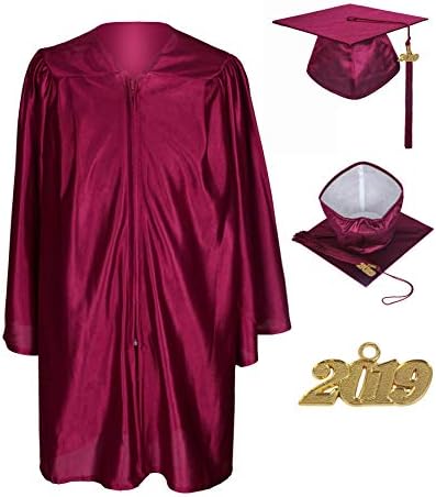 MyGradDay Shiny Kindergarten Graduation Gown Cap Tassel 2019 Package