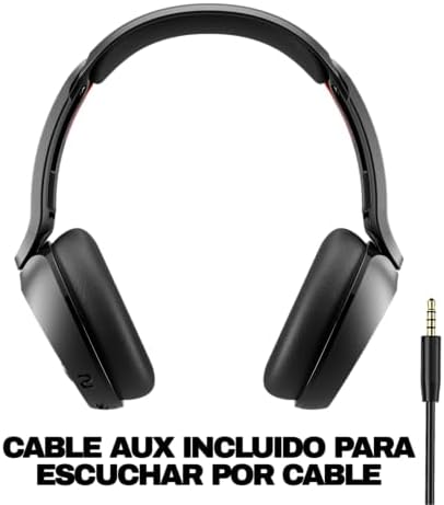 Icon 180 Wireless On-Ear Bluetooth Headphones, Up to 50 Hours Battery, Lightweight and Travel Ready, Secure Fit, Sweat and Water Resistant, Microphone iPhone Android - True Black